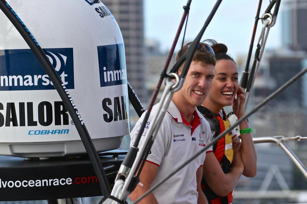The Dong Feng Jumpers - Start - Volvo Ocean Race, Leg 5 from Auckland © Richard Gladwell www.photosport.co.nz
